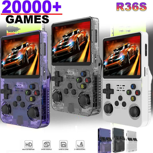 Handheld Game Console 3.5Inch IPS Screen 20000 Classic Retro Games Consoles Linux System Portable Pocket Video Game Player