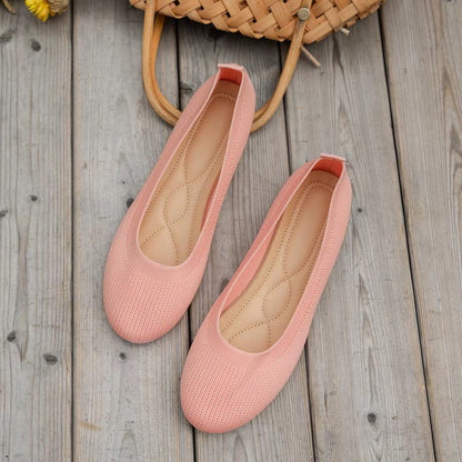 Trendy Breathable Summer Shoes™ Spring and Autumn Single Shoes Net Face Round Head Flat