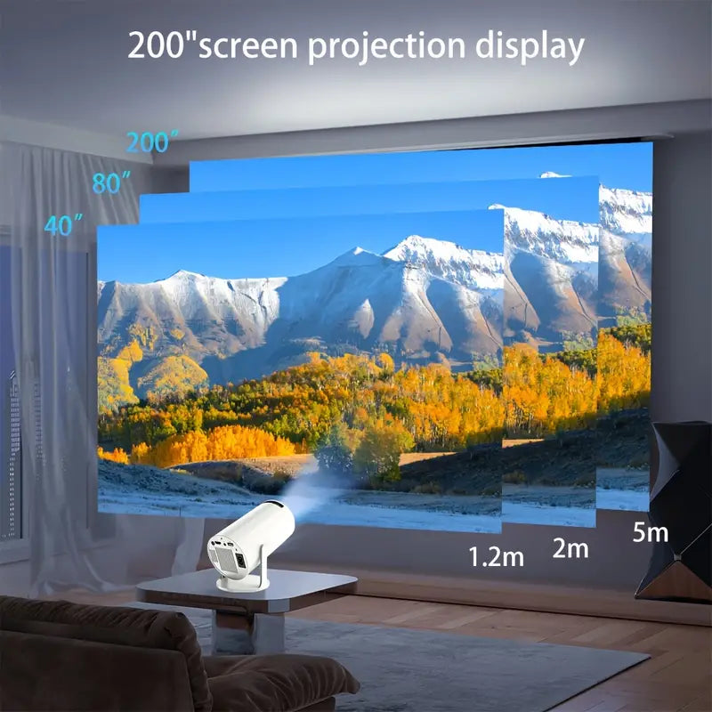 PortaVision ™ 180 Degrees Projection Angle Automatic Focus Home Video Projector